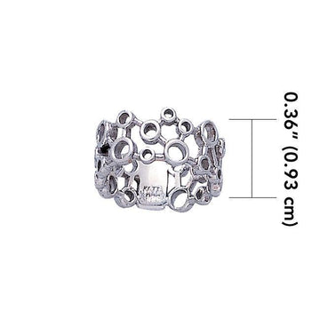 Modern Design Silver Ring TR1709 - Jewelry